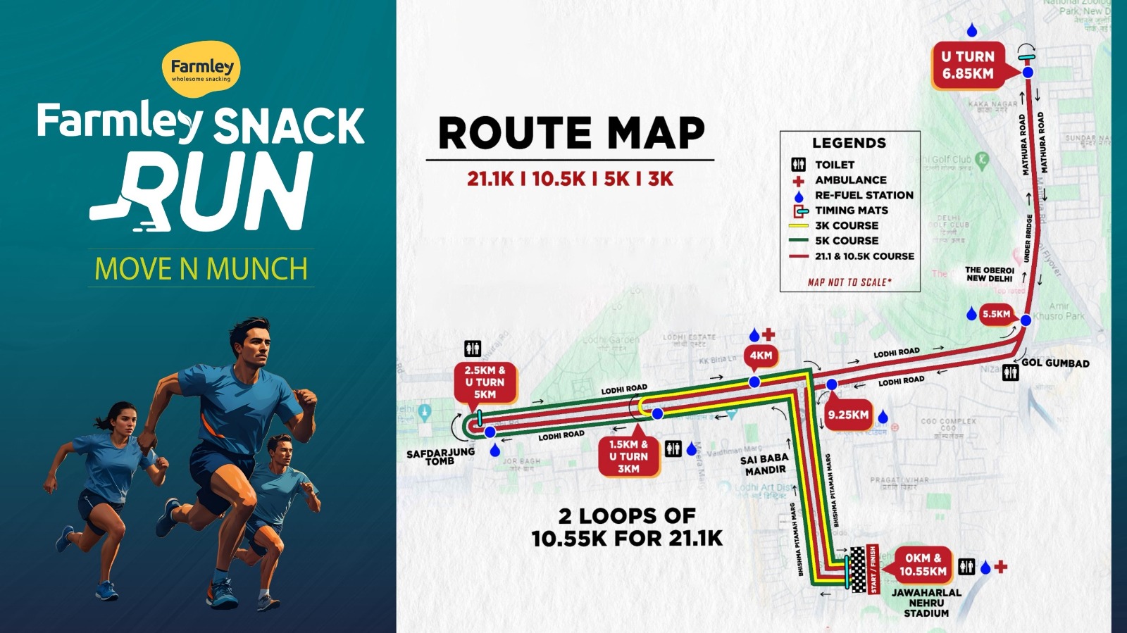 Farmley Snack Run Route Map